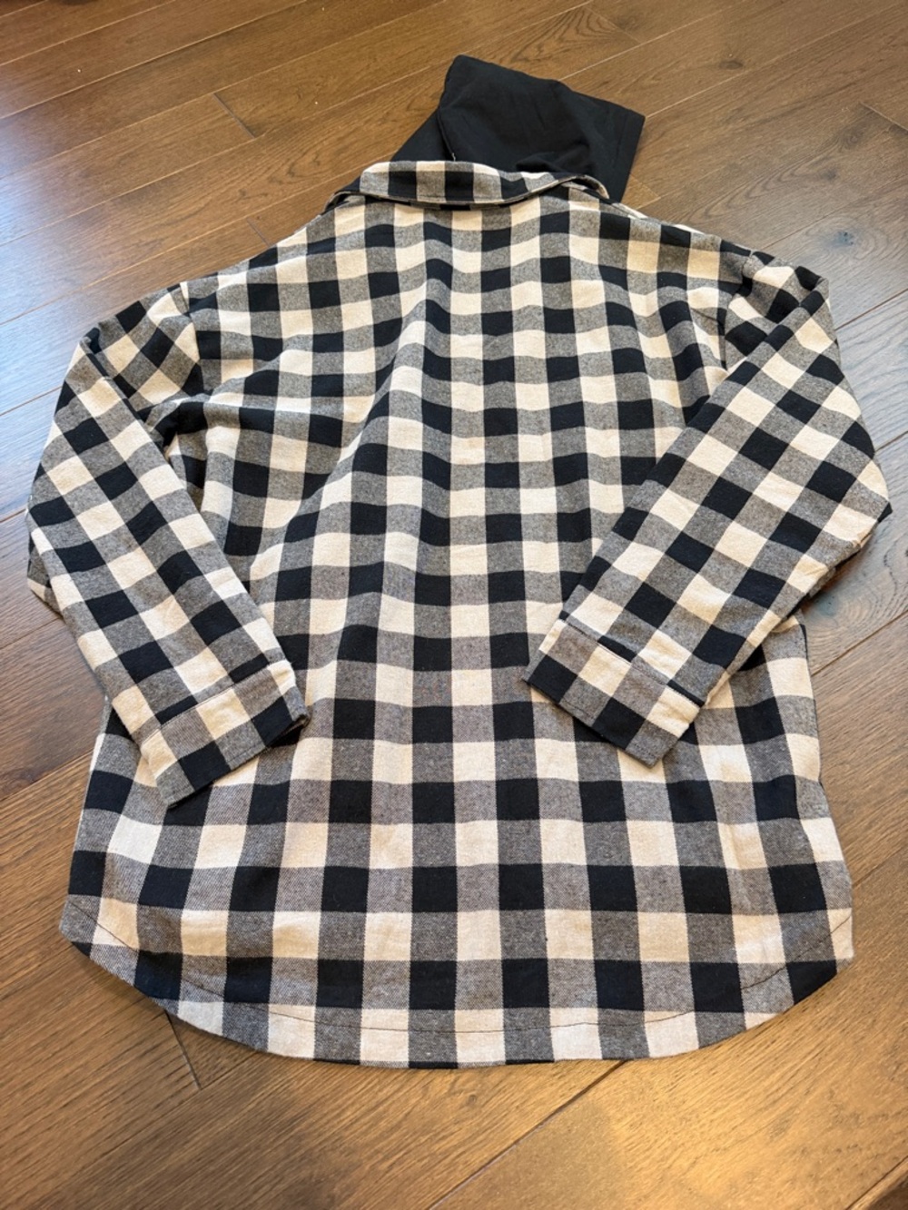 LB Collection XXL Men’s Plaid Button-Up Hoodie Shirt - C39-032 - Picture 6 of 7